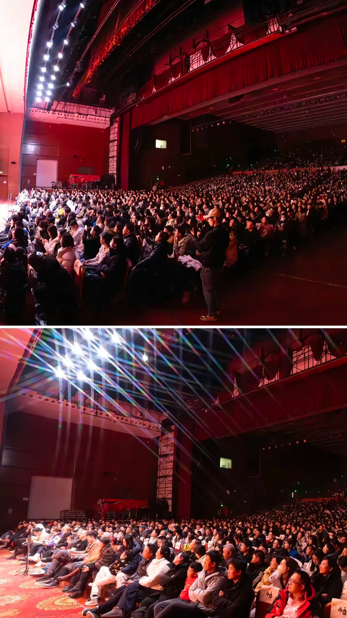 比赛现场热闹非凡，观众热情高涨